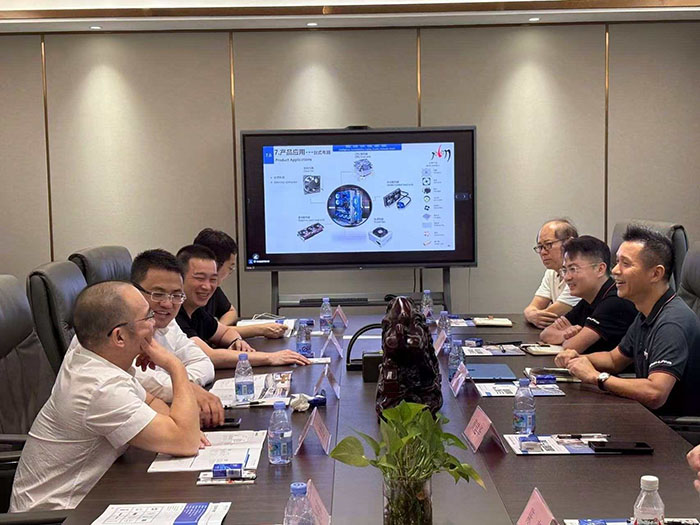 Leaders from Rui'an Municipal Government Visit Sanchuang Technology Leaders from Rui'an Municipal Government Visit Sanchuang Technology